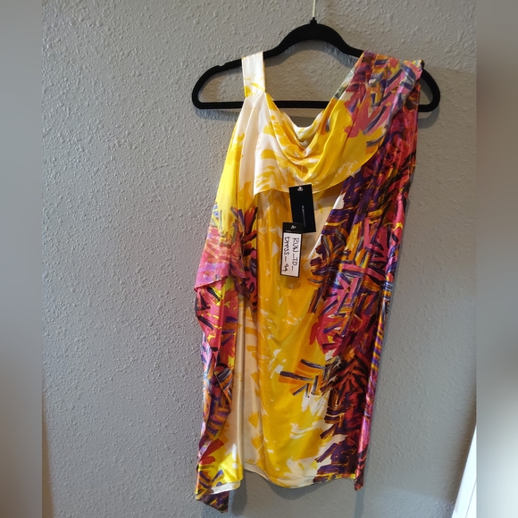 BCBGMAXAZRIA Gorgeous Vibrant Silk Runway Sample Dress - Picture 8 of 8